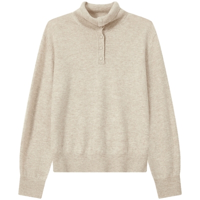 滨波女士休闲高领套头打底毛衫