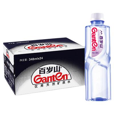 百岁山天然矿泉水348ml24瓶整箱