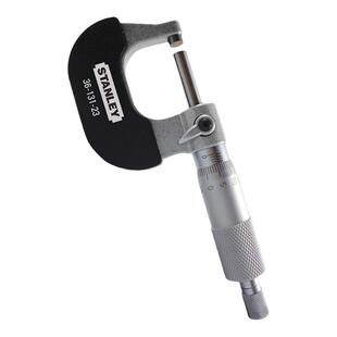 史丹利千分尺外径工业级螺旋测微器高精度0-25mm千分卡尺测厚仪