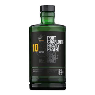 布赫拉迪 波夏擢跃10年单一麦芽威士忌500ml  (无盒)