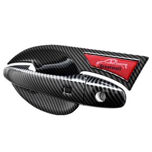 适用于长城炮商用版乘用版门把手黑色车门拉手门碗改装饰专用透明