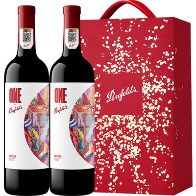 奔富一号法国进口红酒礼盒装