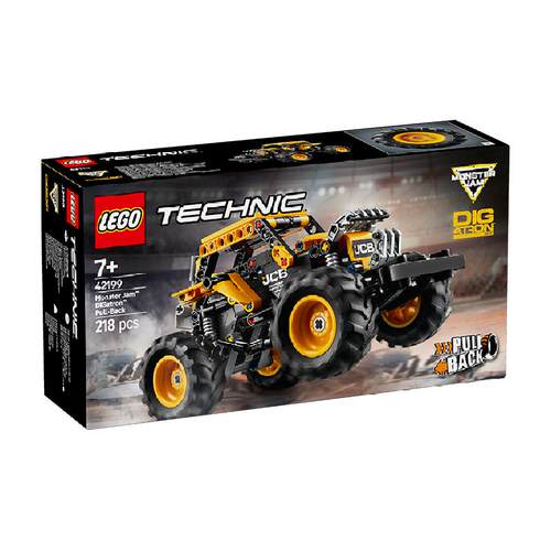 乐高MonsterJamDIGatron回力车42199儿童积木玩具【6仓正品行货】