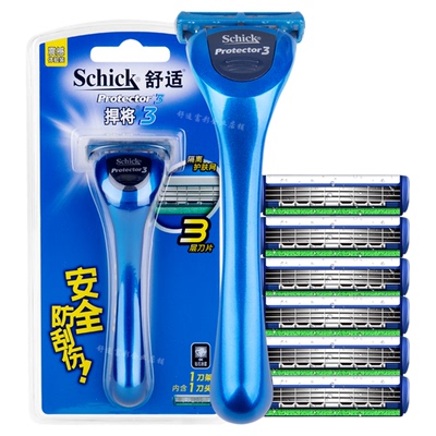 Schick/舒适悍将3剃须刀替换刀头