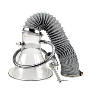 焊锡吸烟罩喇叭口烙铁流水线抽排烟风口罩工厂烟管2.5寸3寸4寸