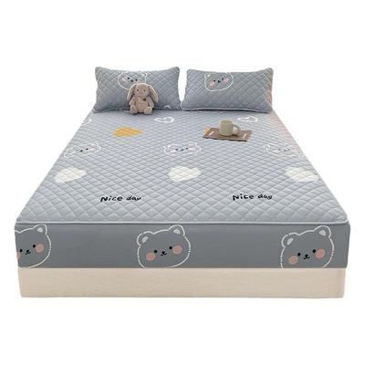 A类母婴抗菌夹棉床笠床垫保护罩