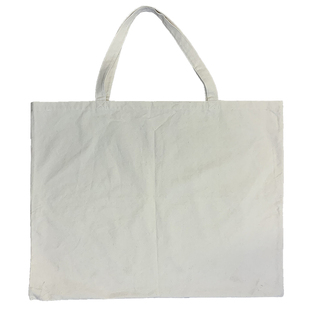 帆布袋加大尺寸购物袋托特包单肩可定制布包限塑令环保袋纯色横款