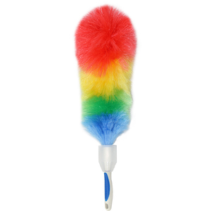 择吾日用 彩色可水洗可弯曲 鸡毛掸子 清洁工具家用静电除尘掸