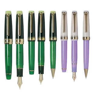 日本Sailor写乐钢笔世界茶第五弹茶の湯抹茶炼切14k金大型21k笔王