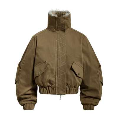 GBXM座山雕立领棉服宽松工装夹克