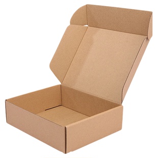 [云雨1]三层飞机盒长方形纸盒服装纸箱淘宝快递包装小盒子可定制