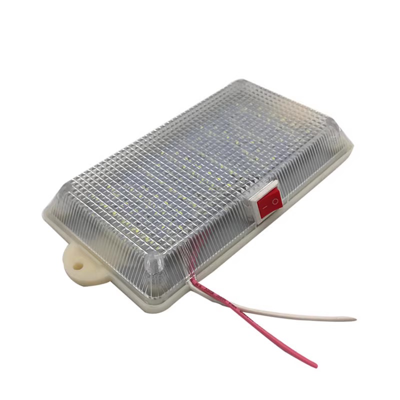 包邮汽车货车室内灯12V24V超亮LED阅读灯带开关驾驶室车厢白光灯