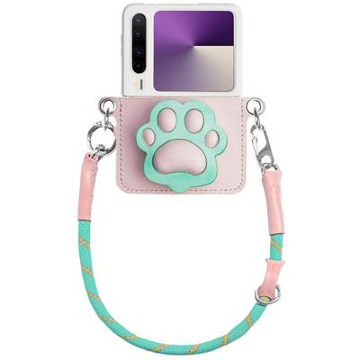 原创猫爪华为PuraX斜挎绳手机壳