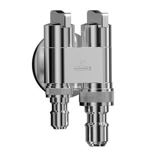 潜水艇官方旗舰店铜三通角阀一分二一进二出双控阀门洗衣机龙头