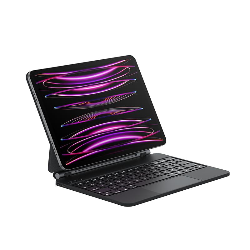 HOU2024新款适用苹果ipad妙控键盘air5/6平板电脑10.9保护壳套pro11寸12.9蓝牙磁吸悬浮无线秒一体