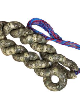 三高好料手工斜切石玉料星月菩提