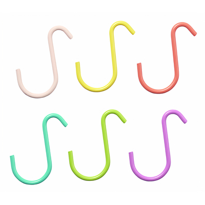 铁艺宜家洞洞板通用多巴胺S挂钩