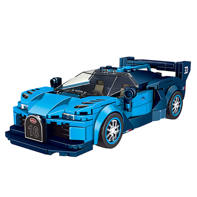 宇星模王八格车积木拼装玩具