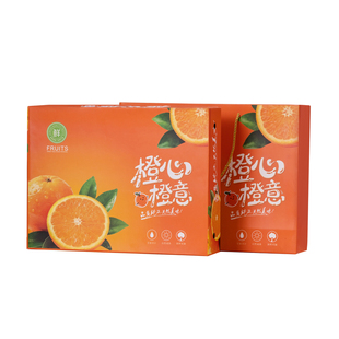 通用高档橙子赣南脐橙冰糖橙精品水果礼品盒12粒空盒现货批发定制