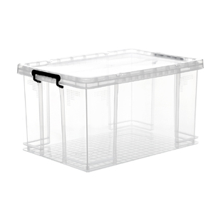 禧天龙透明收纳箱大容量超大家用加厚储物箱衣服被子玩具整理箱子