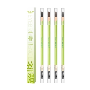 何首乌硬质砍刀眉笔女根根分明野生眉毛笔硬芯防水持久不脱色自然