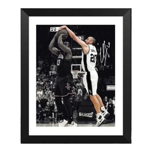 吉诺比利经典绝杀相框 马刺队周边照片墙 马刺桌摆摆件球迷礼品