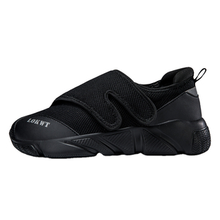 宽脚男鞋加肥加宽脚肿健步鞋加厚保暖宽脚软底老人拇指外翻专用鞋