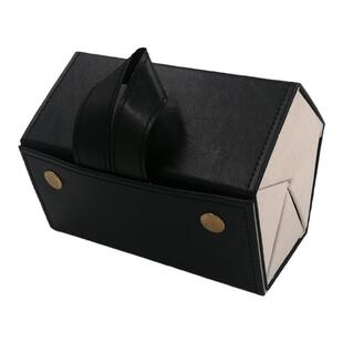 可挂提皮质眼镜盒 便携5格眼镜收纳盒创意多格高档精致太阳镜盒子