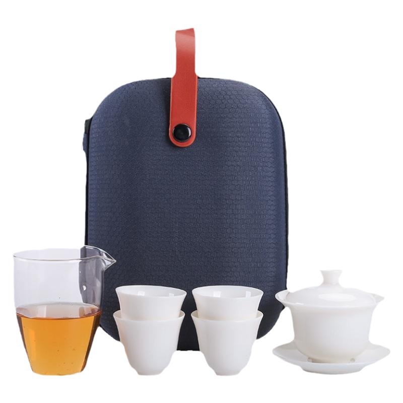 陶瓷便携式功夫茶具玻璃