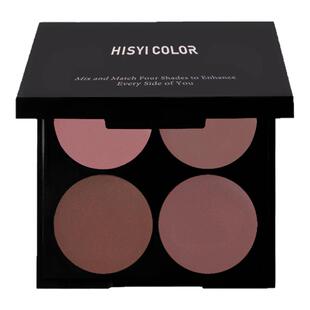 四色腮红2025新款网红爆款多色杏色牛奶粉橘色膨胀色收缩色一体盘