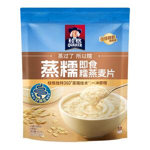 桂格蒸糯原味燕麦片490g袋装