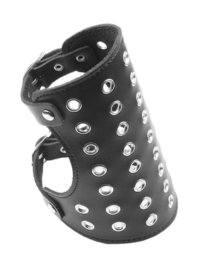 柔软皮气眼扣孔宽大蒸汽朋克手带