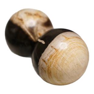 天然木化石手球减压转球多功能手把件手玩物件桌面小摆件随身饰品