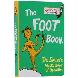 【送音频】低幼适龄版启蒙英文原版绘本The Foot Book纸板书 廖彩杏推荐书单2-3-6岁宝宝学习阅读英语正版图画书 硬壳不怕撕咬