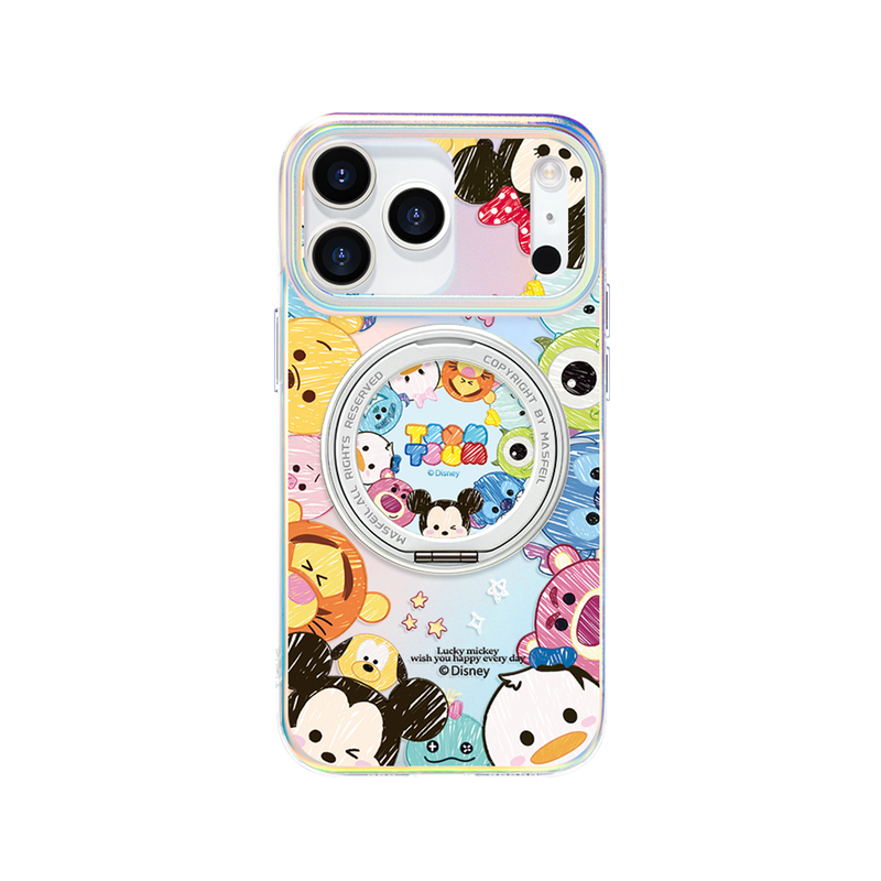 MASFEIL × 迪士尼联名适用苹果17Promax手机壳新款15磁吸支架iPhone16Pro保护套14支点ip13pm全包防摔Lo5