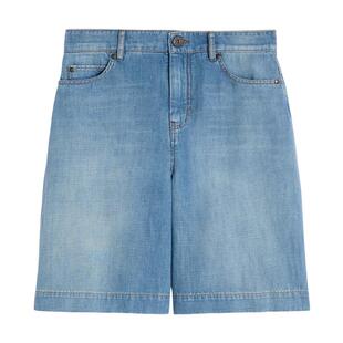 【春夏新降】Weekend MaxMara 26女装百慕大牛仔五分裤5141036206