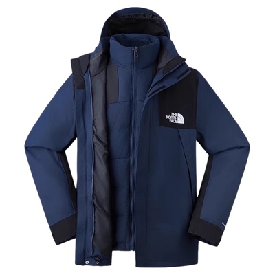 TheNorthFace北面三合一冲锋衣男25秋冬户外保暖鹅绒内胆硬壳8DNH
