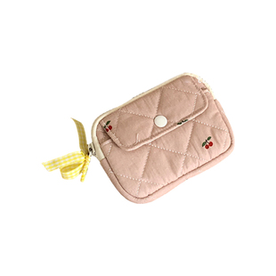 thefifthmoon可爱卡通碎花绗缝多功能收纳包整理包证件包零钱包