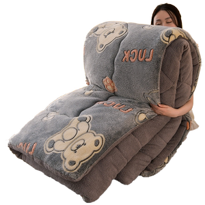 羊羔绒被子冬被单人加厚保暖牛奶毛绒棉被学生宿舍被芯春秋被冬季