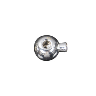 18K金定位珠diy珍珠项链扣头配件高级手链串珠夹扣收尾扣固定卡扣