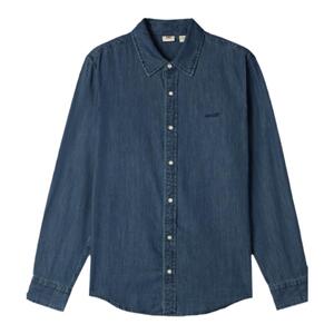 Levi's李维斯官方24秋男士新款美式简约高街休闲纯棉长袖牛仔衬衫