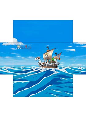 海贼王背景手办柜贴纸海军场景