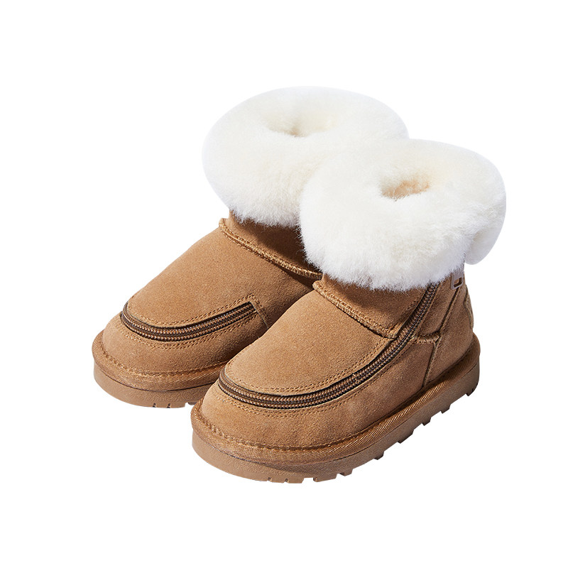 woollykids小羊沃利澳洲真皮男女童冬季保暖童鞋橡胶防滑底雪地靴