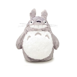 日本totoro宫崎骏吉卜力周边正版龇牙龙猫公仔玩偶娃娃毛绒玩具