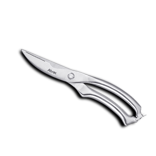 安博力家用厨房剪刀不锈钢多功能食物强力鸡骨鸭骨杀鱼烤肉大剪子