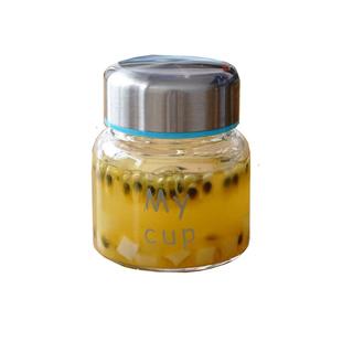 迷你水杯玻璃杯女小巧便携随手杯可爱小号耐热花茶清新网红包邮