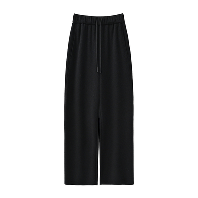 SEAWHEN海维恩针织肌理感阔腿裤