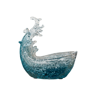 风生水起钥匙收纳玄关摆件现代轻奢客厅茶几装饰品乔迁新居礼物