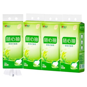 心相印茶语悬挂抽纸4层320抽大包纸巾家用餐巾纸卫生纸擦手纸厕纸