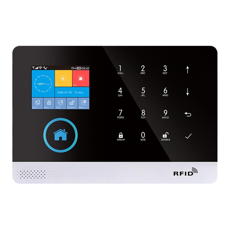 PGST防盜報警器入侵戶門家用wifi商用4G紅外人體感應(yīng)安防報警系統(tǒng)